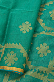 Green Bengal Handwoven Cotton Saree 10077685