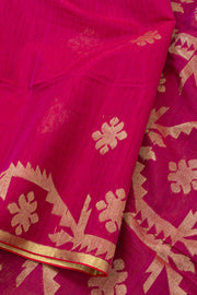 Pink Bengal Handwoven Cotton Saree  10077691