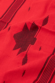 Red Bengal Handwoven Cotton Saree 10077706