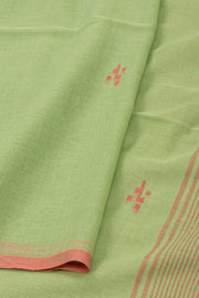 Green Bengal Handwoven Cotton Saree 10077707