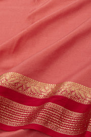 Soft Pink Mysore Semi Crepe Silk Saree 10077799