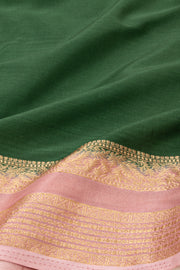 Green Mysore Semi Crepe Silk Saree 10077802
