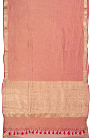 Pink Banarasi Tissue Silk Saree 10074282