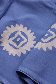 Mauve Handblock Printed Cotton 3-Piece Salwar Suit Material 10072974