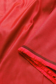 Red Banarasi Silk 3 Piece Salwar Suit Material 10073037