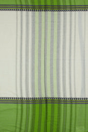 White Handloom Dhaniakhali Cotton Saree 10062566