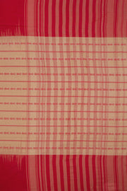 Beige Handloom Dhaniakhali Cotton Saree 10062599