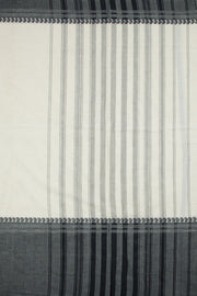 White Handloom Dhaniakhali Cotton Saree 10062561