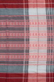 Grey Handloom Dhaniakhali Cotton Saree 10062573