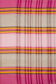 Pink Handloom Dhaniakhali Cotton Saree 10062588