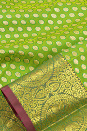 1 Year Size Pure Zari Kanchipuram Pattu Pavadai Material 10054631