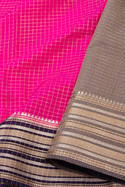 Pink Mysore Semi Crepe Silk Saree 10077215