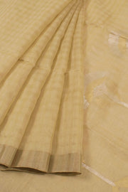 Beige Handloom Chanderi Saree 10055320