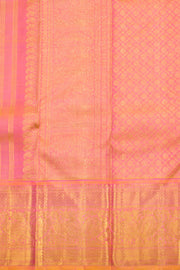 Forest Green Pure Zari Korvai Kanjivaram Silk Saree 10062638