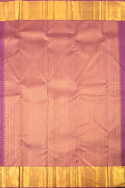 Turkish Rose Pure Zari Bridal Kanjivaram Silk Saree 10063060