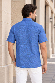 Blue Bagh Printed Half Sleeve Men's Cotton Shirt 10075451