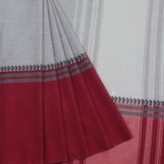 Grey Handloom Dhaniakhali Cotton Saree 10062568
