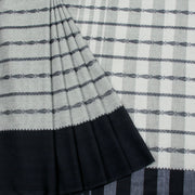 Grey Handloom Dhaniakhali Cotton Saree 10062601