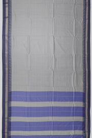 Ivory White Vegan Silk Kanjivaram Saree 10077930