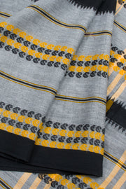 Grey Handloom Dhaniakhali Cotton Saree 10062585