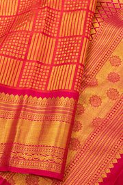 Red Kanjivaram Pure Silk Saree 10077161