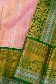 Baby Pink Kanjivaram Pure Silk Saree 10077173