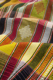 Multi Color Handloom Bhujodi Kala Cotton Saree 10063046