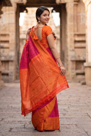 Kanjivaram Pure Zari Jacquard Silk Saree 10033743