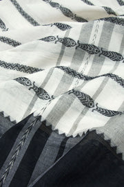 White Handloom Dhaniakhali Cotton Saree 10062604