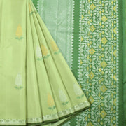 Mint Green Pure Zari Kanjivaram Silk Saree 10062478
