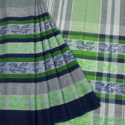 Grey Handloom Dhaniakhali Cotton Saree 10062580