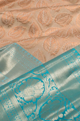 Handloom Pure Zari Bridal Korvai Kanjivaram Tissue Silk Saree 10055732