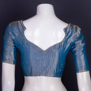 Blue Banarasi Tissue Silk Blouse 10075966