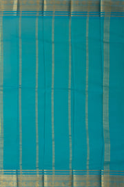 Yellow Mysore Crepe Silk Saree With Zari Border 10076240