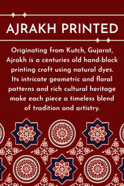 Brown Half Sleeve Ajrakh Printed Cotton Mens Shirt 10076829