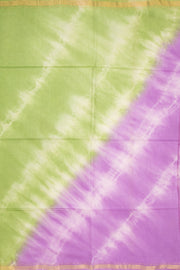 Purple Shibori Dye Semi Tussar Saree 10078219