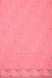 Pink Chikankari Embroided Kota Cotton Saree 10078108