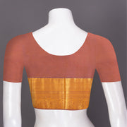 Orange Kanjivaram Vegan Silk Saree with Contrast Pallu 10073885