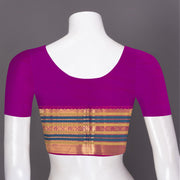 Dual Tone Grey Kanjivaram Vegan Silk Saree with Contrast Pallu 10073873