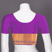 Magenta Kanjivaram Vegan Silk Saree with Contrast Pallu 10073887