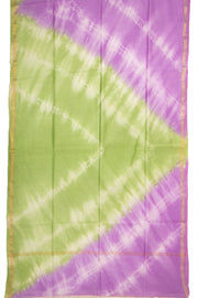Purple Shibori Dye Semi Tussar Saree 10078219