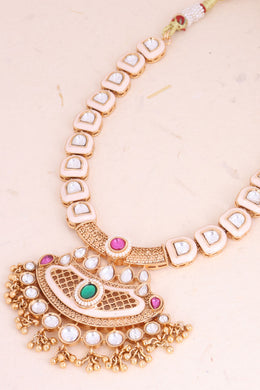 Kundan Gold Plated  Designer Necklace 10069640