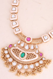 Kundan Gold Plated  Designer Necklace 10069640