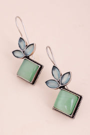 Oxidised Hoop Earring