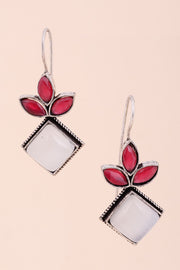 Oxidised Hoop Earring