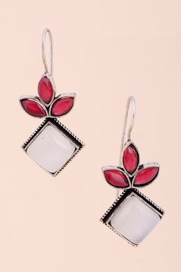 Oxidised Hoop Earring