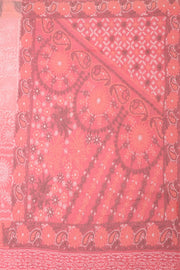 Pink Chikankari Embroided Kota Cotton Saree 10078108