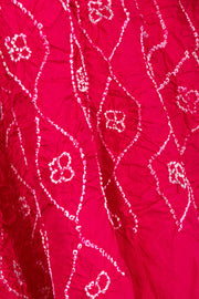 Rani Pink Bandhani Mulberry Silk Dupatta 10072131