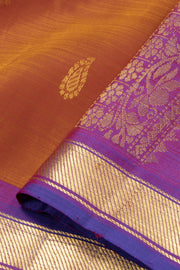Orange Kanjivaram Pure Silk Saree 10076101