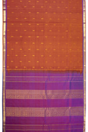Orange Kanjivaram Pure Silk Saree 10076101